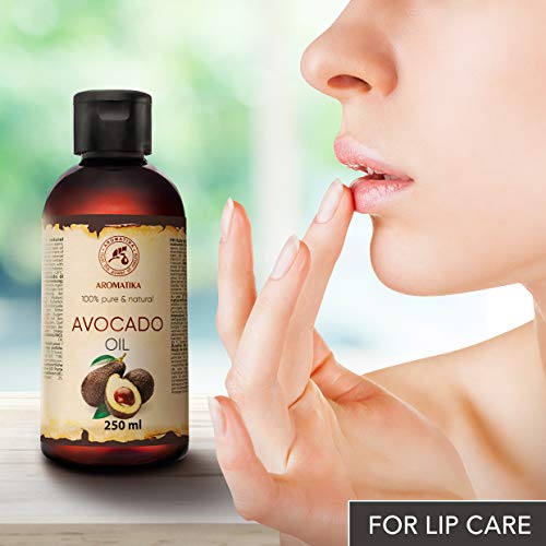 Aceite de Aguacate 250ml - Persea Gratissima Oil - Sudáfrica - 100% Puro y Natural - Mejores Beneficios para Piel - Cabello - Cuerpo - Cuidado Facial - Masaje