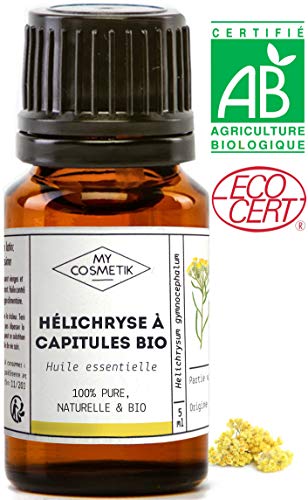Aceite esencial de cabezas de Helichrysum orgánico - MyCosmetik - 10 ml