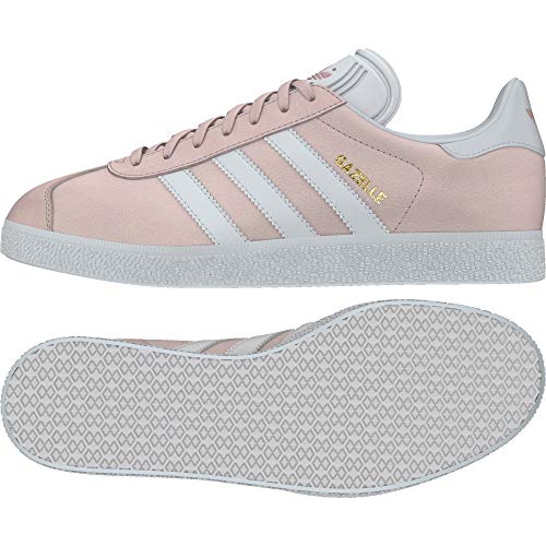 adidas Gazelle, Zapatillas de deporte Unisex Adulto, Varios colores (Vapour Pink/White/Gold Metalic), 37 1/3 EU