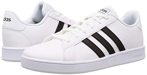 Adidas Grand Court K, Zapatos de Tenis Unisex Niños, FTWR White/Core Black/FTWR White, 38 EU