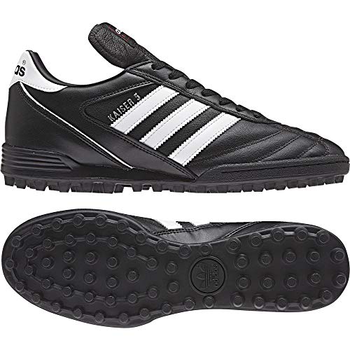 Adidas Kaiser 5 Team Botas de fútbol hombre, Multicolor (Negro/Blanco),44 EU