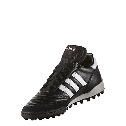 adidas Originals Mundial Team, Botas de fútbol Unisex Adulto, Black/Running White FTW/Red, 44 EU