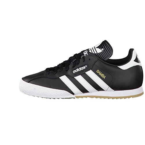 adidas Samba Super, Zapatillas de Gimnasia para Hombre, Negro (Black/Runwht), 45 1/3 EU