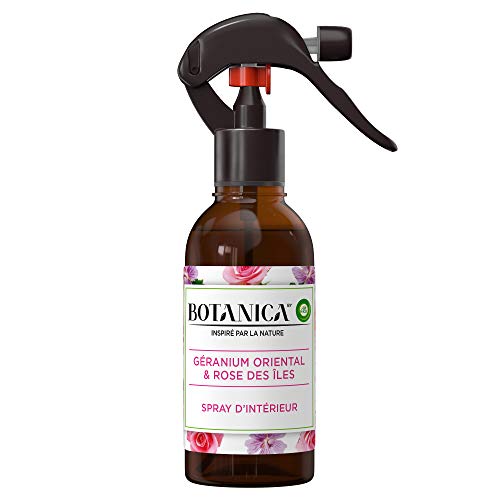 Air Wick Botanica Désodorisant Maison Spray d'Intérieur Géranium/Rose 236 ml