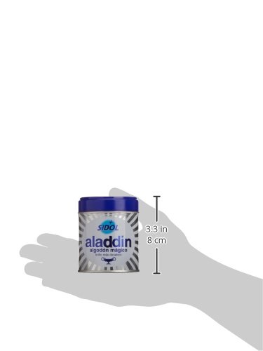 Aladdin - Algodón Limpia Metales, Pack de 3 x 75 g