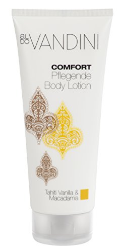 aldo Vandini Comfort Pflegende Loción corporal vainilla de Tahití y de macadamia, Paquete 1er (1 x 200 ml)