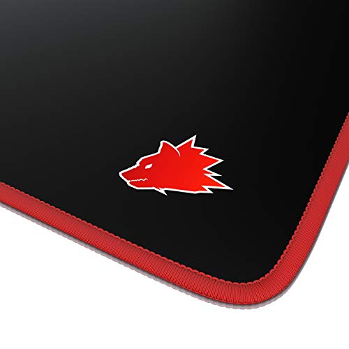 Alfombrilla de ratón para Gaming 900x400 mm - Mousepad XXL para ratón grande con diseño - Base de mesa de tamaño grande - Mejora la precisión y velocidad - también para Roccat Razer Logitech