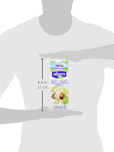 Alpro Central Lechera Asturiana Bebida de Avellana - Paquete de 8 x 1000 ml - Total: 8000 ml