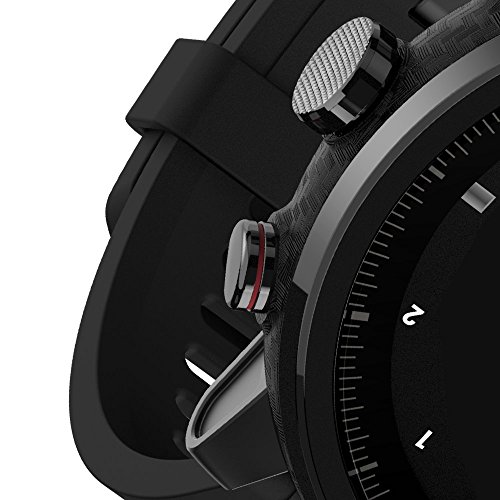 Amazfit Stratos - Smartwatch con GPS y Sensor de frecuencia cardíaca (Resistente al Agua 5ATM) Color Negro - Bluetooth - soporte iOS y Android - Unisex