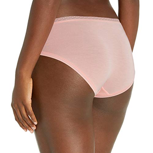 Amazon Essentials Pack de 4 Ropa Interior Modal Hipster Panties, Gris/Rosa/Azul Claro/Lavanda, US XXL (EU 3XL-4XL)