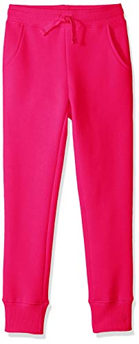 Amazon Essentials – Pantalón de chándal de forro polar para niña, Raspberry Sorbet, US 4T (EU 104–110)