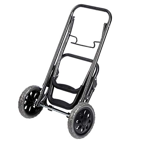 AmazonBasics - Carrito de la compra con 2 ruedas, 40 litros, diseño de patchwork