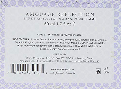 Amouage Reflection donna Eau De Parfum Vapo 50 ml, 1 Pack (1 x 50 ml)