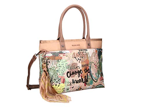 Anekke Bolso Shopping dos Asas Jungle Nature - Beig