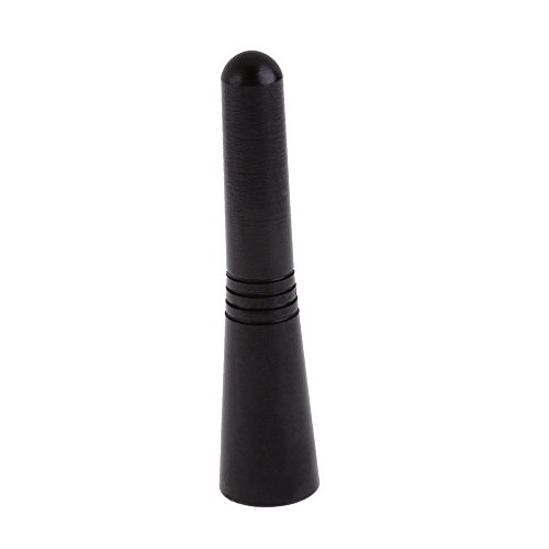 Antena de tapa de azotea universal - SODIAL(R) Antena de extension de tapa de azotea universal de latigo corto para radio de coche(Negro)