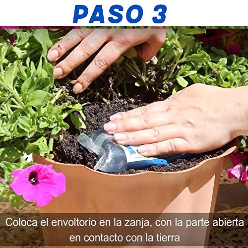 Aqua Control Biogel C21405, Agua Sólida para tus Plantas, Ideal para Riego en Vacaciones, Hasta 30 Días sin Regar - 400 ml (Pack de 5)