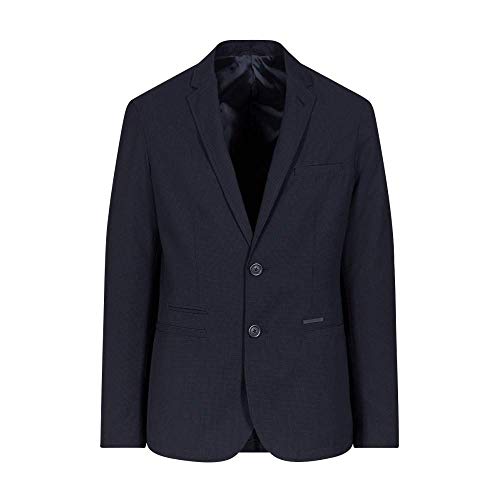 Armani Exchange 2 Button, Comfort Fabric Chaqueta de Traje, Azul (Deep Navy 1583), 54 (Talla del Fabricante: 42) para Hombre