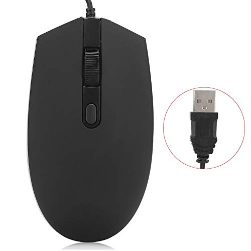 ASHATA Gaming Mouse, RGB Backlight Mechanical Gaming Mouse Marquee Mouse con Cable Notebook Computadora de Escritorio Juegos E-Sports USB dedicado 007RGB