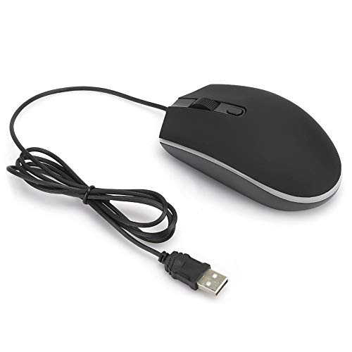 ASHATA Gaming Mouse, RGB Backlight Mechanical Gaming Mouse Marquee Mouse con Cable Notebook Computadora de Escritorio Juegos E-Sports USB dedicado 007RGB