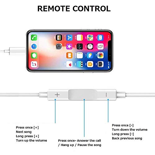 Auriculare/Auriculares Auriculares Cableados En El Ruido del Oído Aislando Auriculares Deportivos con Micrófono Incorporado y Control de Volumen Compatible con iPhone 8/8 Plus/7/7Plus/X/XS/XR