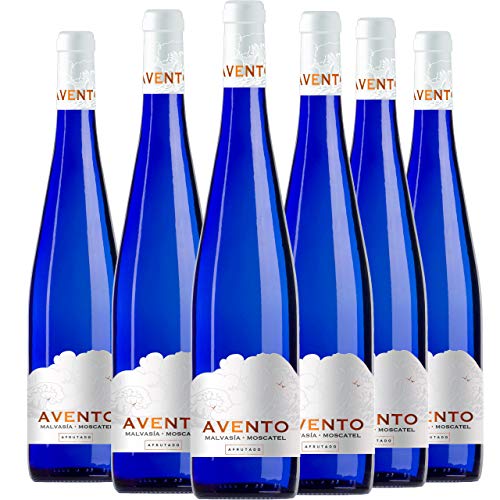 Avento Malvasía Moscatel Vino Blanco Afrutado 6 Botellas - 750 ml