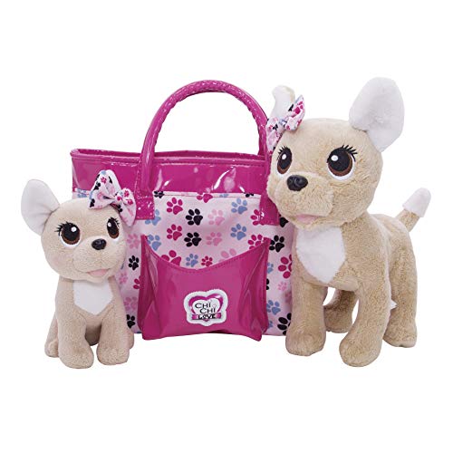 Baby Love perrito con bolso de Chi Chi Love (Simba 5893178)