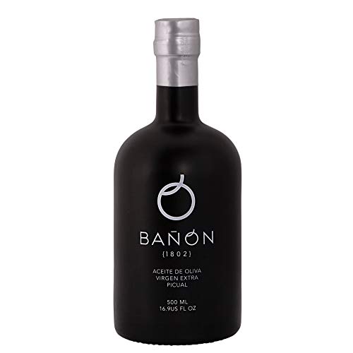 Bañon Aceite de Oliva Virgen Extra Picual Gourmet de Cosecha Temprana Jaén Andalucía Botella 500ml