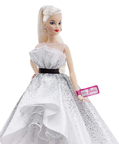 Barbie - Collector Muñeca Rubia Celebración del 60 Aniversario (Mattel FXD88)