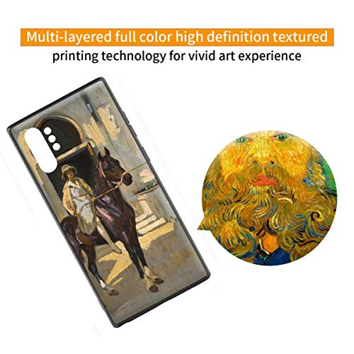 Berkin Arts John Lavery para Samsung Galaxy Note 10 Pro/Caja del teléfono Celular de Arte/Impresión Giclee UV en la Cubierta del móvil(Alice On Sultan Tangeri)