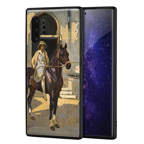 Berkin Arts John Lavery para Samsung Galaxy Note 10 Pro/Caja del teléfono Celular de Arte/Impresión Giclee UV en la Cubierta del móvil(Alice On Sultan Tangeri)