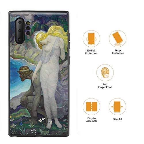 Berkin Arts Newell Convers Wyeth para Samsung Galaxy Note 10 Pro/Caja del teléfono Celular de Arte/Impresión Giclee UV en la Cubierta del móvil(Odysseus E Calypso)