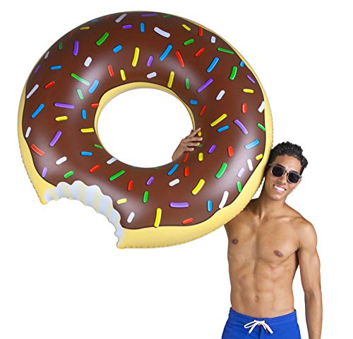 BigMouth Inc Flotador de Piscina Donut Helado (Chocolate)