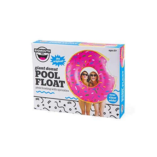 BigMouth Inc Flotador de Piscina Donut Helado (Fresa)