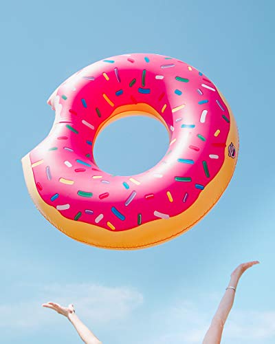 BigMouth Inc Flotador de Piscina Donut Helado (Fresa)