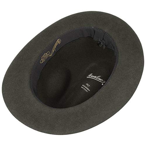 Borsalino Sombrero Marengo Fedora by fieltrofedora (61 cm - Antracita)