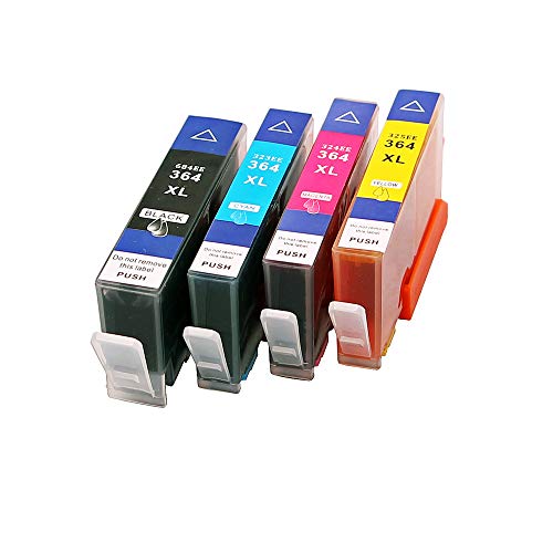 Bramacartuchos - 4 X Cartuchos compatibles Non Oem Hp 364XL CON CHIPS NUEVOS -HP Deskjet 3070, 3070a, 3520 e-All-in-One, D5400 HP Officejet 4610 All-in-One, HP Officejet 4620