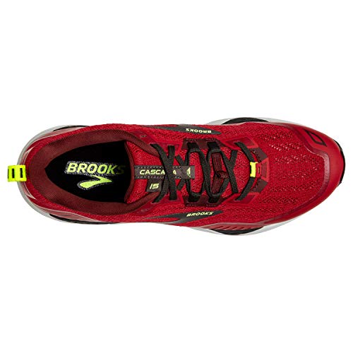 Brooks Cascadia 15, Zapatillas para Correr para Hombre, Samba Red/Brick/Black, 44 EU