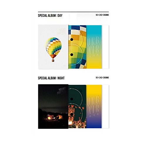 BTS Special Album - YOUNG FOREVER [ NIGHT Ver. ] CD + Photobook + Polaroid Card + Folded Poster + FREE GIFT / K-POP Sealed