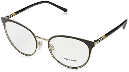 Burberry 0BE 1324 1262 52 Gafas de sol, Negro (Black/Light Gold), Mujer