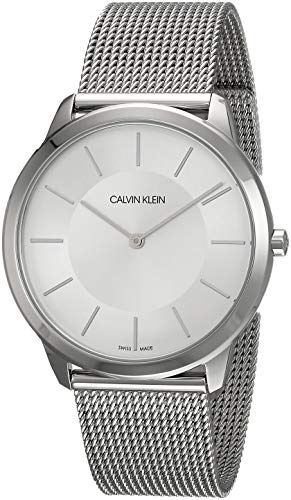 Calvin Klein K3M21126  - Reloj Analógico de cuarzo con correa de acero inoxidable, Mujer