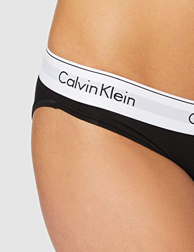 Calvin Klein underwear MODERN COTTON - BIKINI, Bikini Cullote para Mujer, Negro (Black 001), X-Small