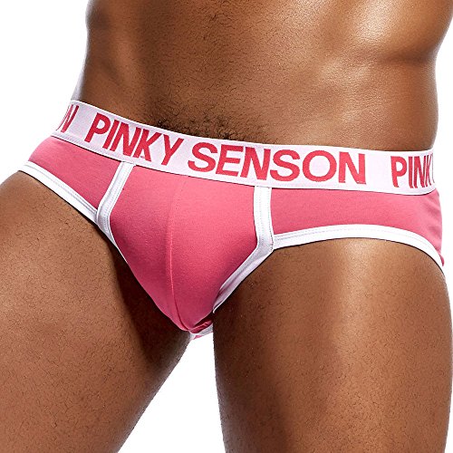 Calzoncillos Boxer para Hombre Cintura Bien Baja Sexy Bragas eróticas Algodón Cómodo Transpirables Moda Costura Slips para Hombre Ropa de Dormir Atractivo Briefs MMUJERY