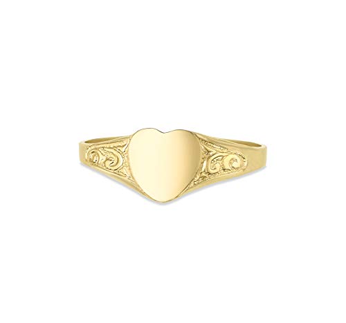 Carissima Gold Anillo de Niña con Oro Amarillo 9K (375) - Tamaño 8.5