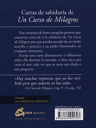 Cartas De Sabiduría De Un Curso De Milagros