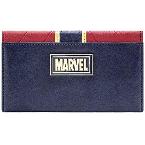 Cartera de Captain Marvel Kree Traje de Guerrero Azul