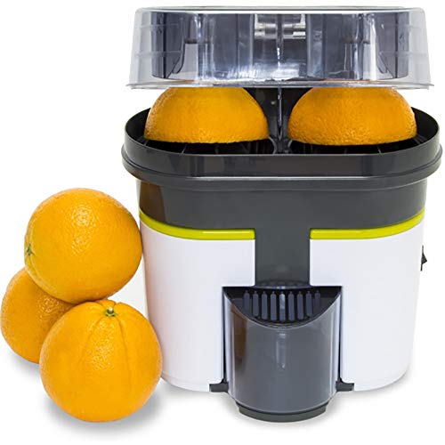 Cecotec Cecojuicer Zitrus Turbo - Exprimidor, 2 Cabezales, Depósito de 500ml, Libre de BPA, Fácil Limpieza, 90 W