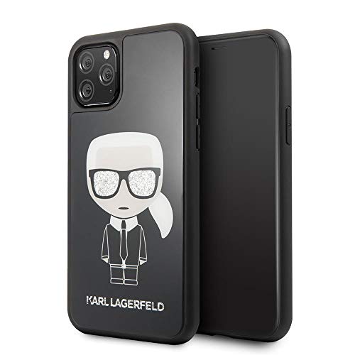 CG MOBILE - Carcasa para iPhone 11 Pro Karl Lagerfeld Iconic Body Negro