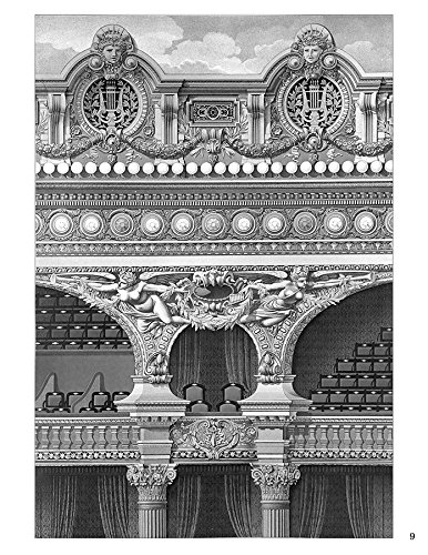 Charles Garnier Designs for the Paris Opera House Coloring Book