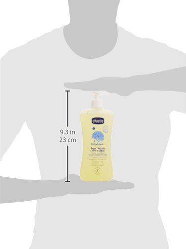 Chicco baby moments - Gel limpiador delicado para cuerpo y cabello - pH Neutro, 500 ml