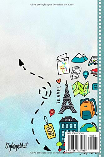 Chile Mi Diario de Viaje: Libro de Registro de Viajes Guiado Infantil - Cuaderno de Recuerdos de Actividades en Vacaciones para Escribir, Dibujar, Afirmaciones de Gratitud para Niños y Niñas